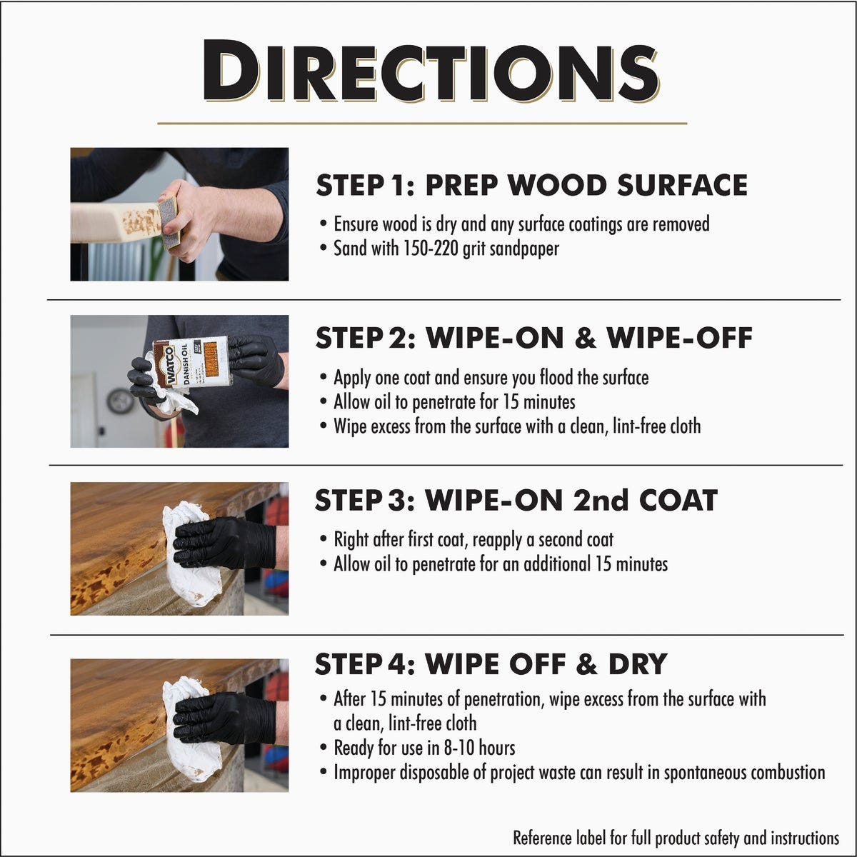 Watco Danish 1 Qt. Dark Walnut Finish - photo 6 Watco Danish 1 Qt. Dark Walnut Finish - photo 6