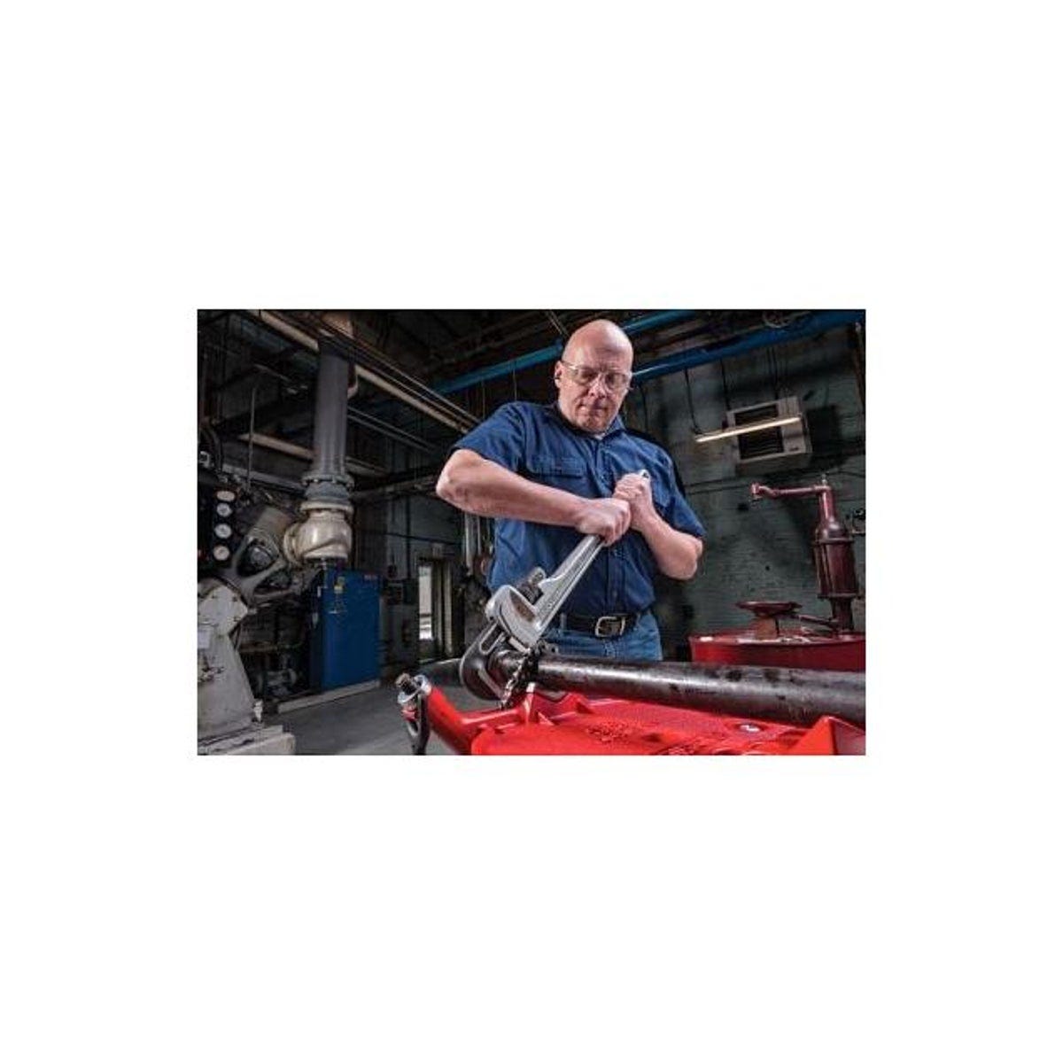 Ridgid 10 In. 1.5 In. Jaw Capacity Aluminum Pipe Wrench - photo 4