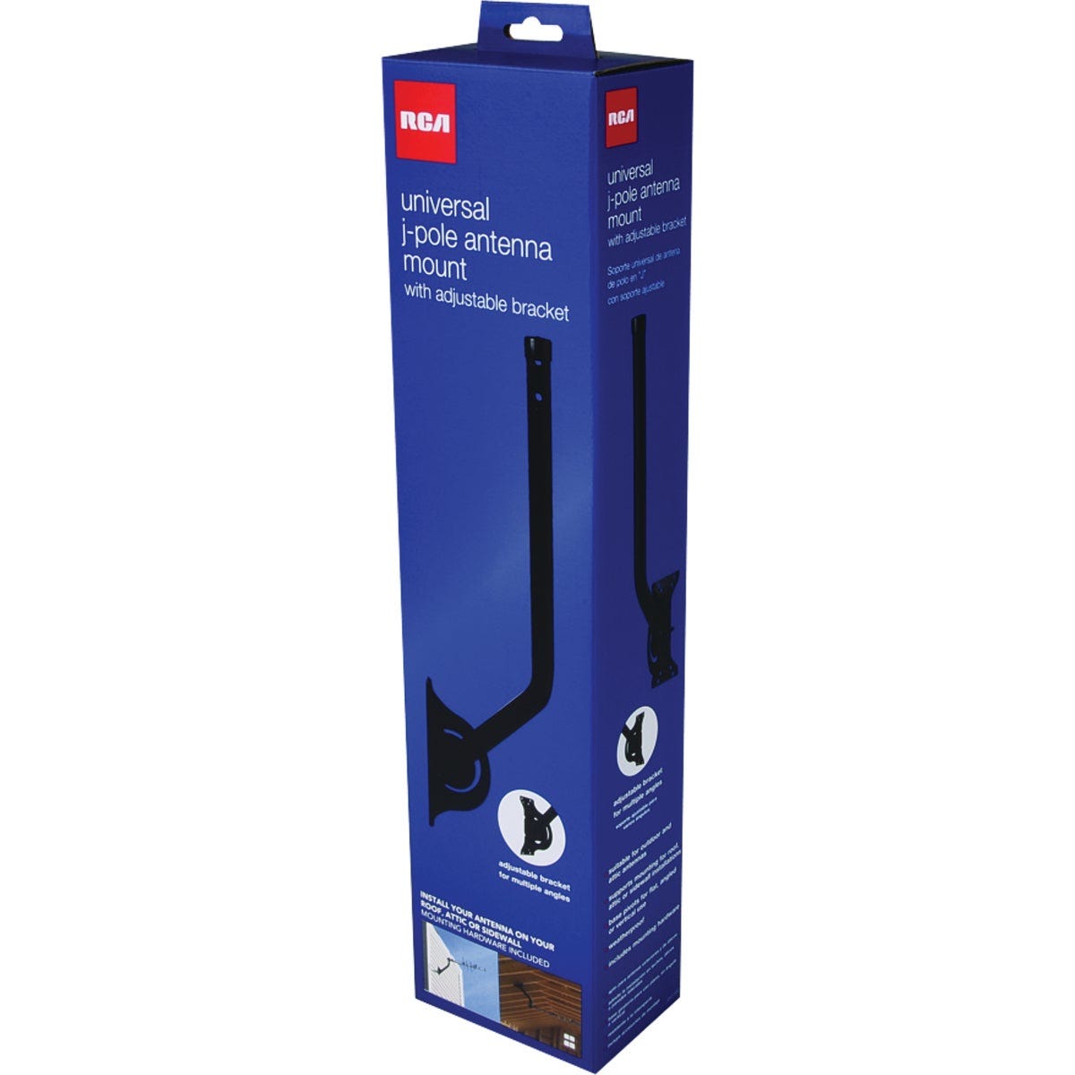 RCA 18.8 In. L. Universal Outdoor Antenna J-Pole with Adjustable Bracket RCA 18.8 In. L. Universal Outdoor Antenna J-Pole with Adjustable Bracket