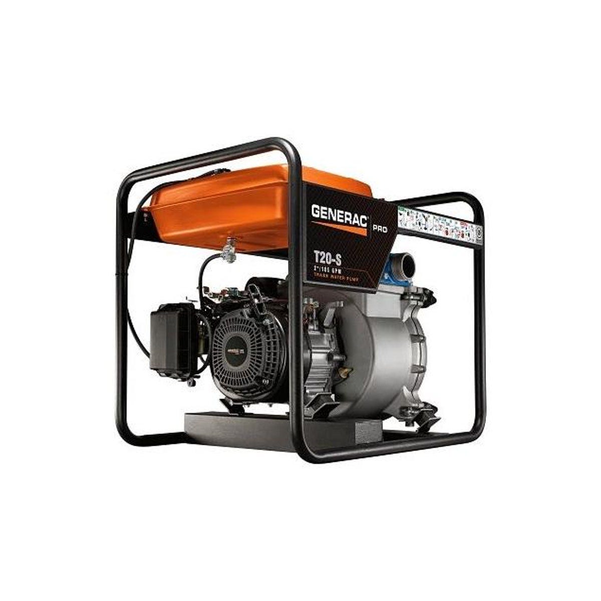 Generac T20-S 2 In. 211cc Trash Water Pump Generac T20-S 2 In. 211cc Trash Water Pump