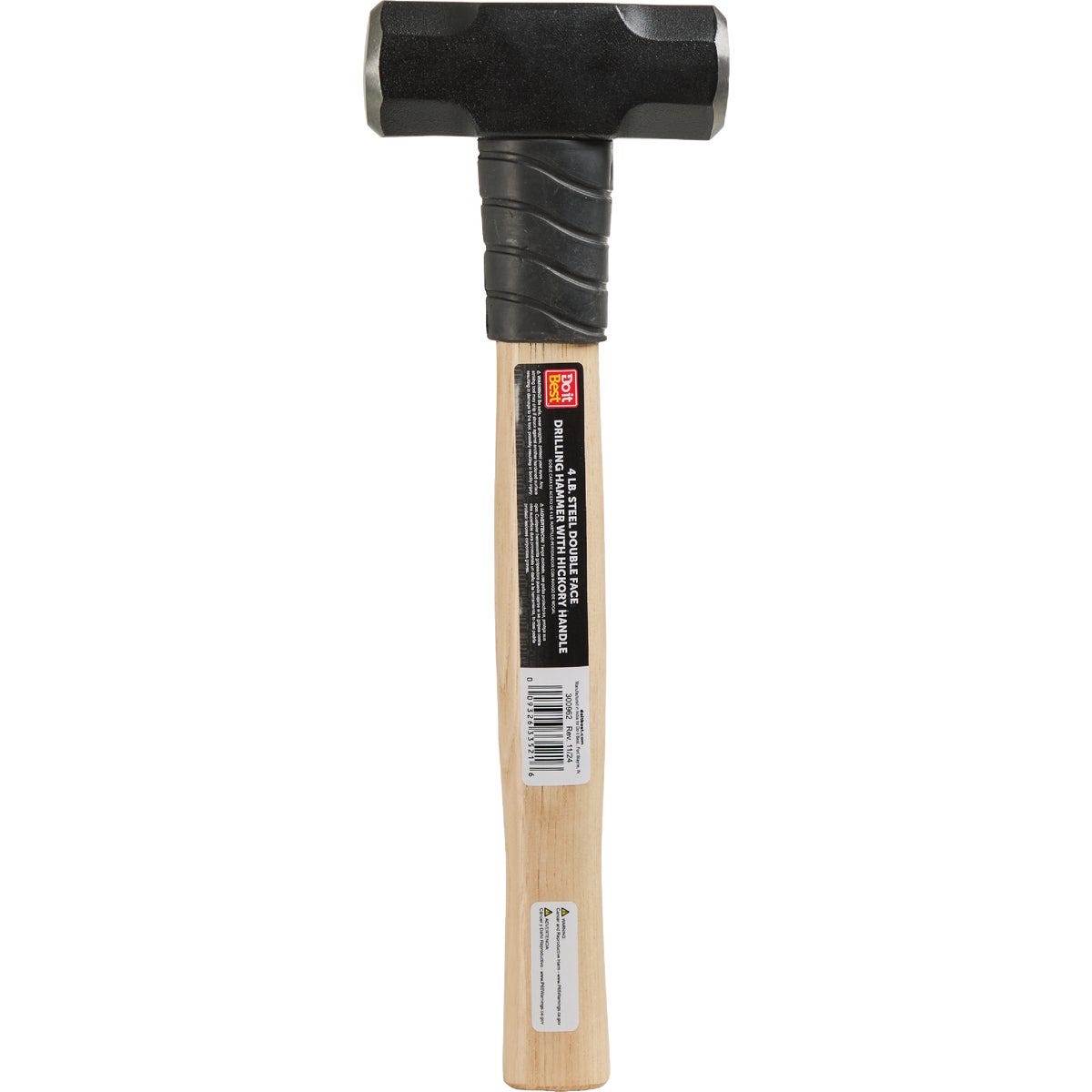 Do it Best 4 Lb. Steel Double Face Drilling Hammer with Hickory Handle - photo 2