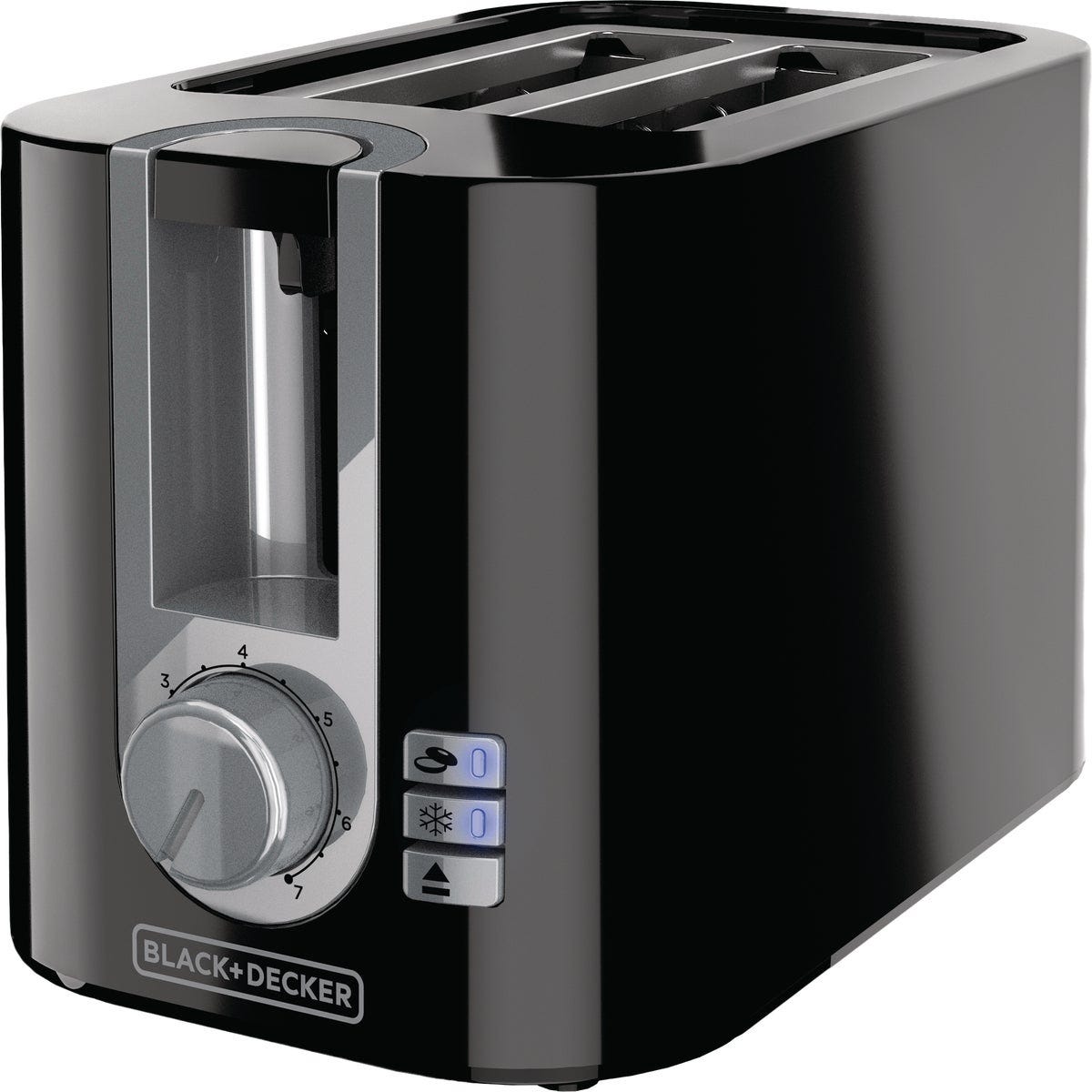 Black & Decker 2-Slice Toaster with Extra Wide Slots, Black Black & Decker 2-Slice Toaster with Extra Wide Slots, Black