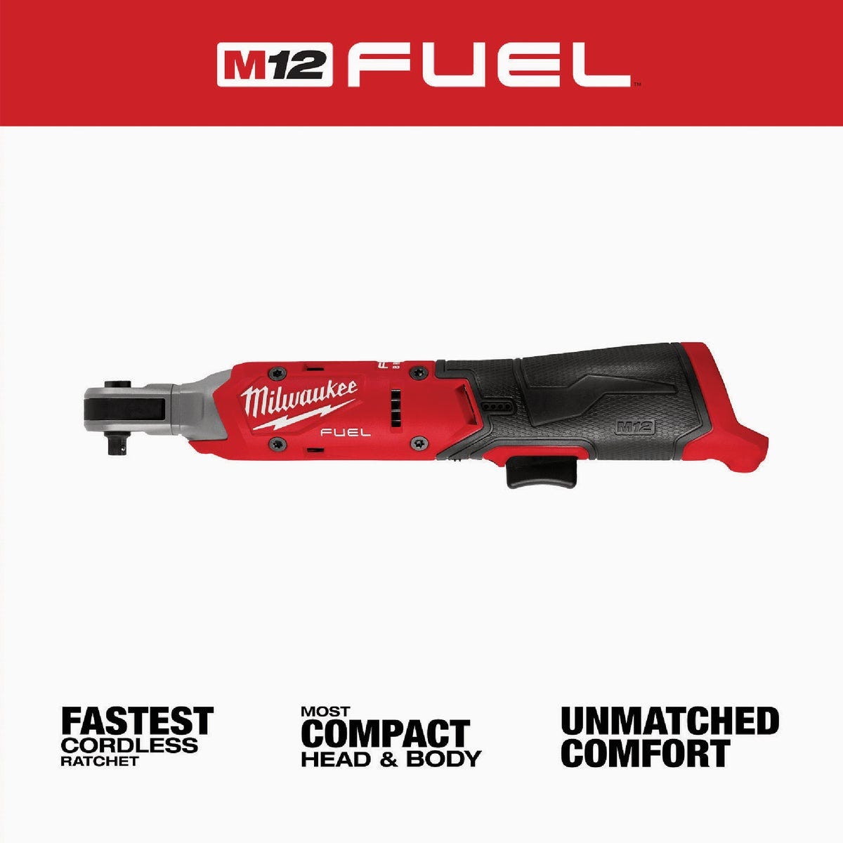 Milwaukee M12 FUEL 1/4 In. Cordless Ratchet - photo 2 Milwaukee M12 FUEL 1/4 In. Cordless Ratchet - photo 2