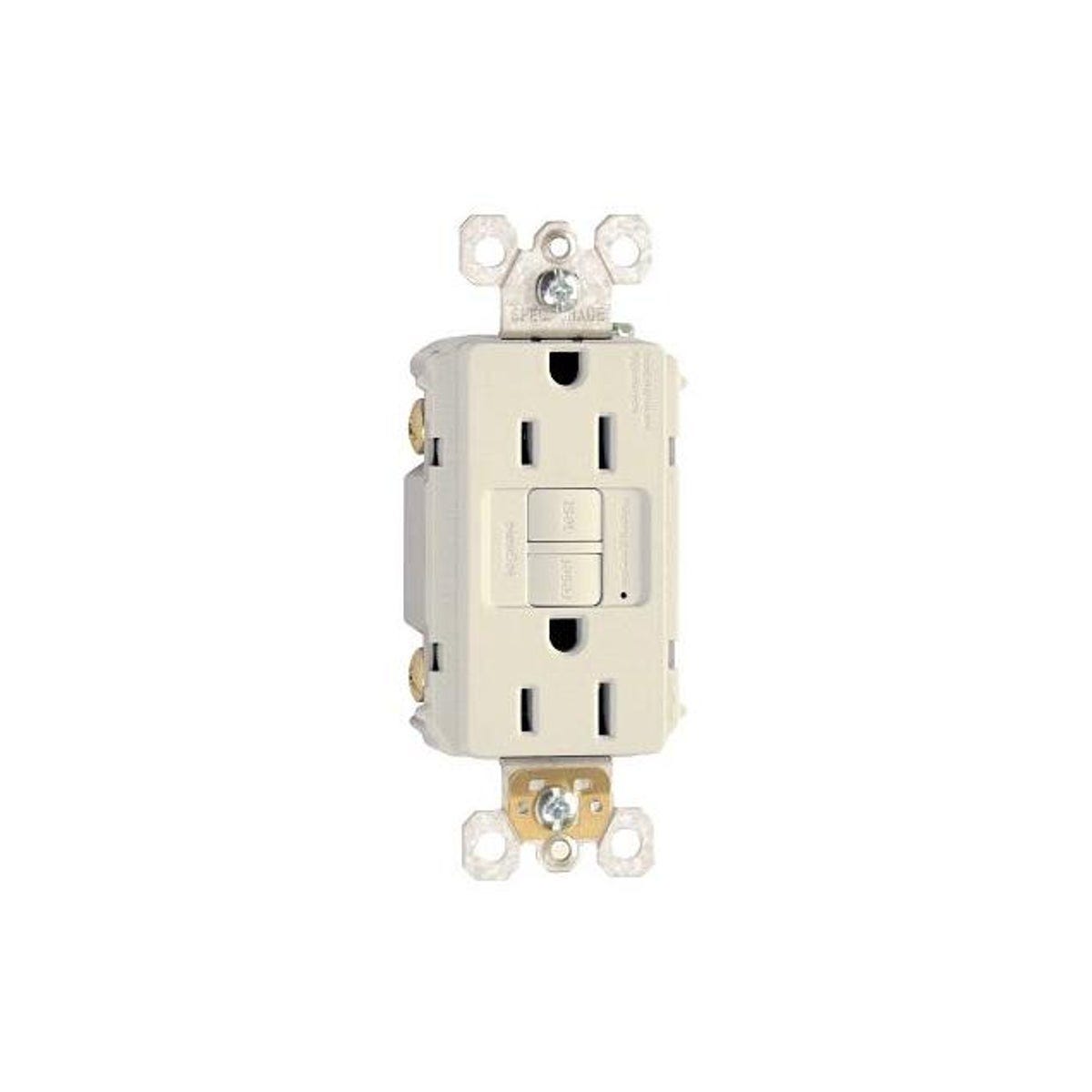 Legrand Pass & Seymour 15A Light Almond GFCI Outlet