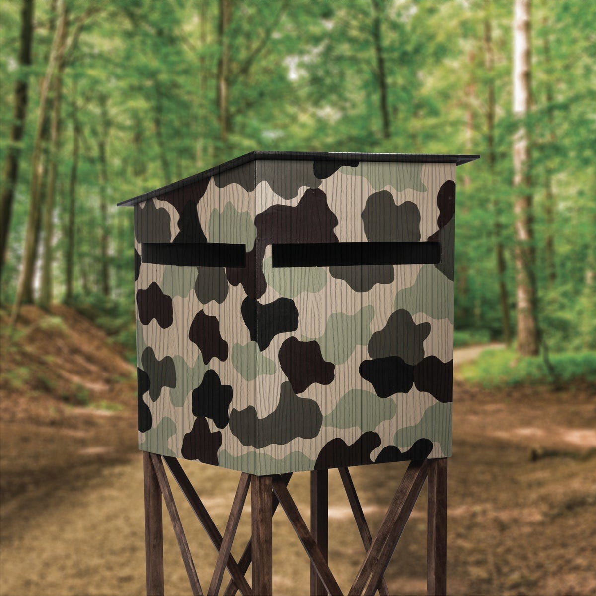 Rust-Oleum 1 Qt. Camouflage Brush Paint, Army Green - photo 3