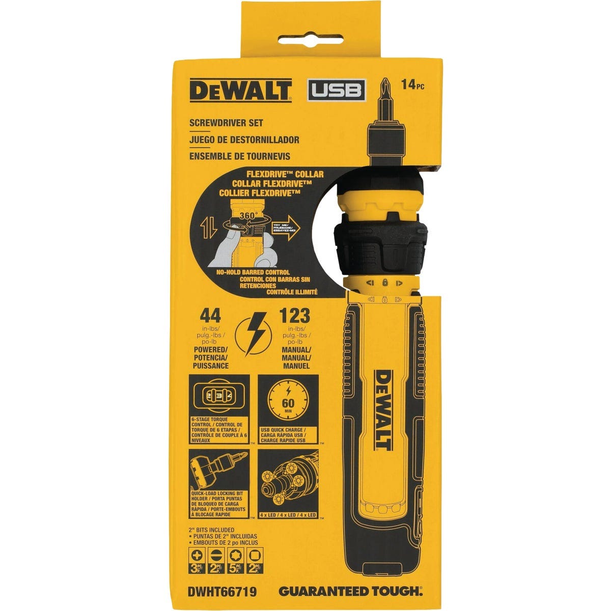 DeWalt FlexDrive Control Cordless Screwdriver Kit (14-Piece) - photo 2