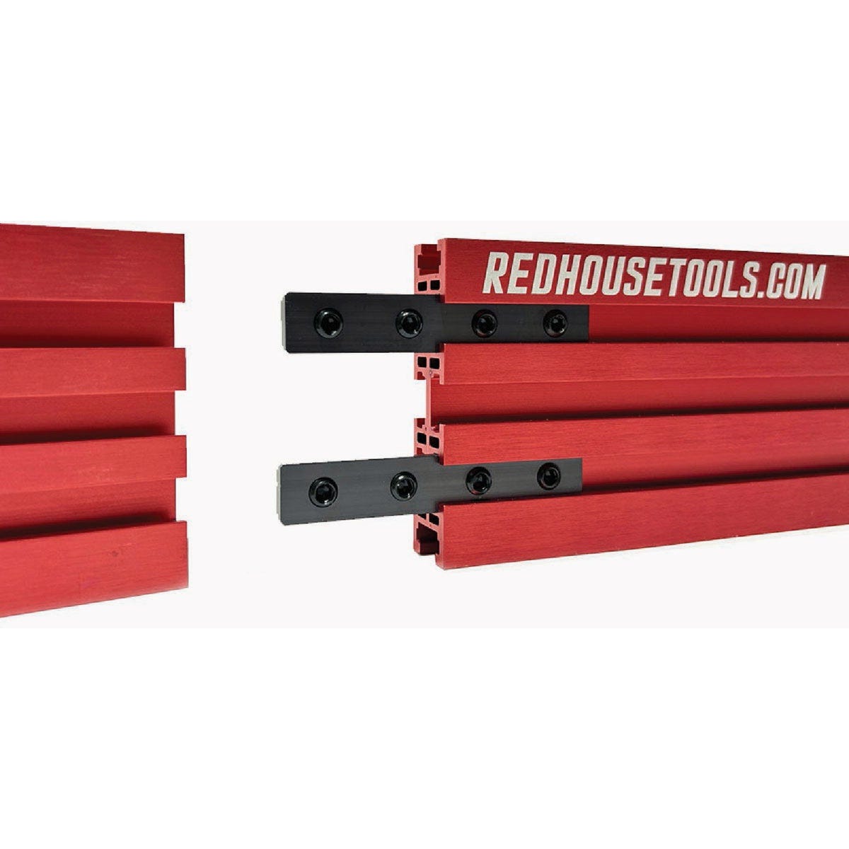 Red House Tools Multi-T-Track Connector Plates (4-Pack) Red House Tools Multi-T-Track Connector Plates (4-Pack)