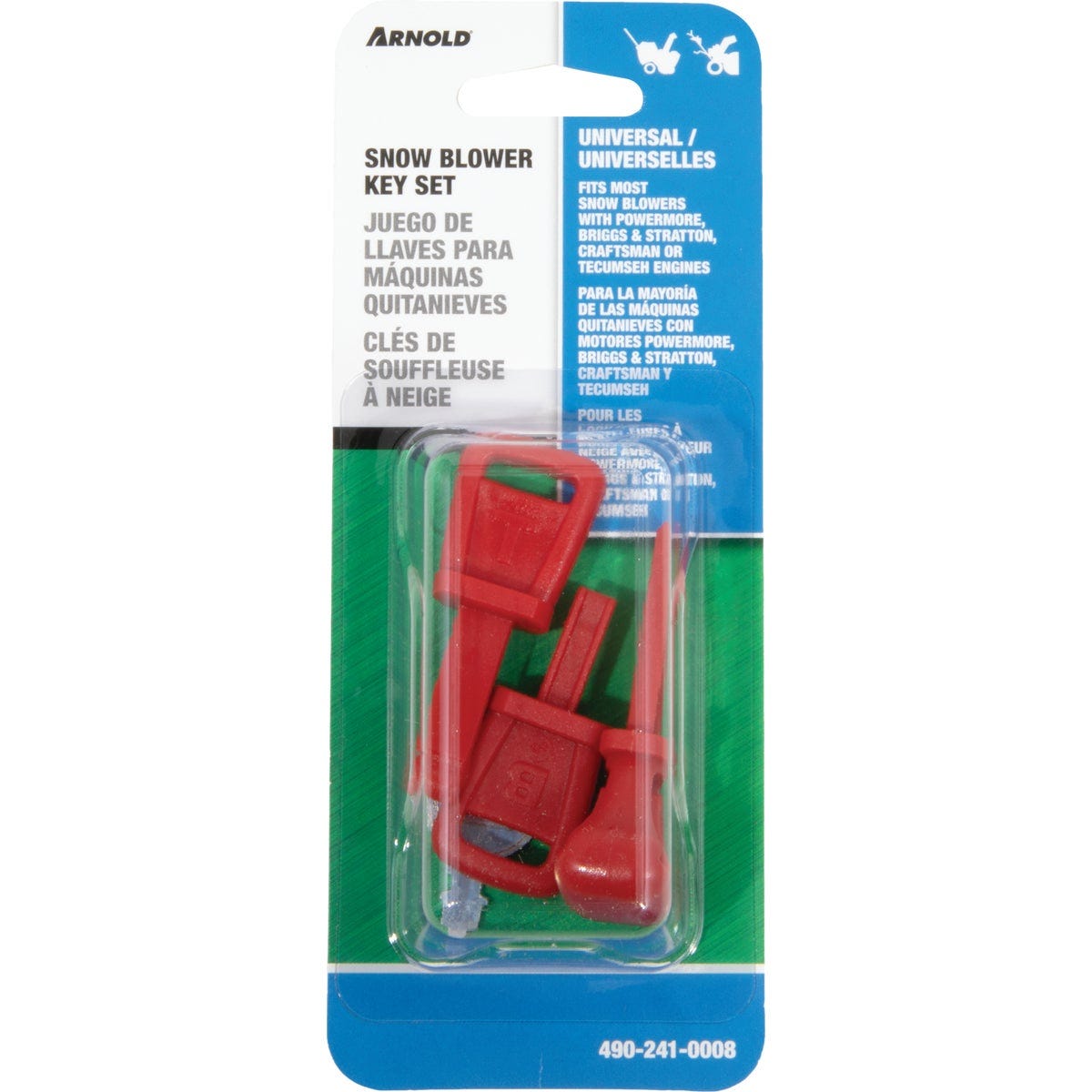 Arnold Universal Snow Blower Key Set (4-Piece) - photo 2 Arnold Universal Snow Blower Key Set (4-Piece) - photo 2