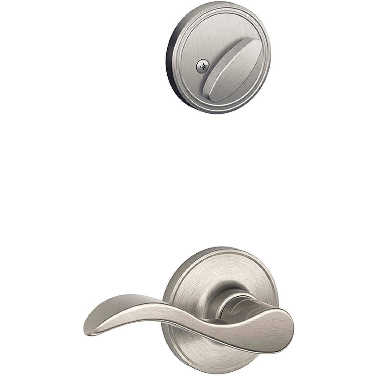 Seville Lever, Right Hand, Inside Trim for Single Cylinder Handleset - Satin Nickel Seville Lever, Right Hand, Inside Trim for Single Cylinder Handleset - Satin Nickel