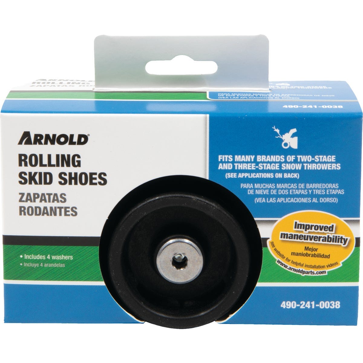 Arnold 2 & 3-Stage Poly Snow Blower Rolling Skid Shoe - photo 2