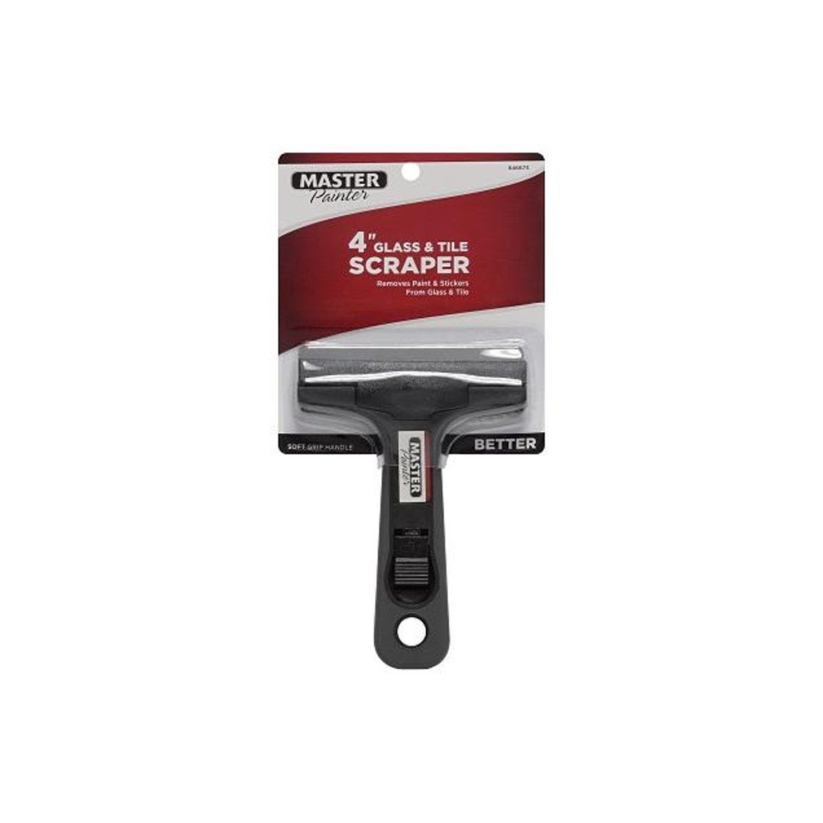 Master Painter 4 In. Soft Grip Wide Glass & Tile Scraper