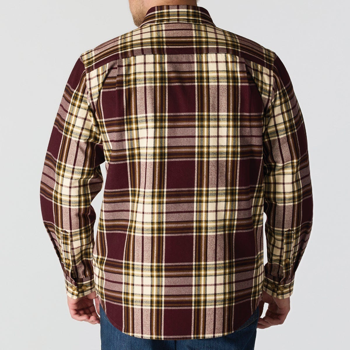 Carhartt Men's 2XL Regular Port Heavyweight Flannel Long-Sleeve Plaid Shirt, Loose Fit - photo 7