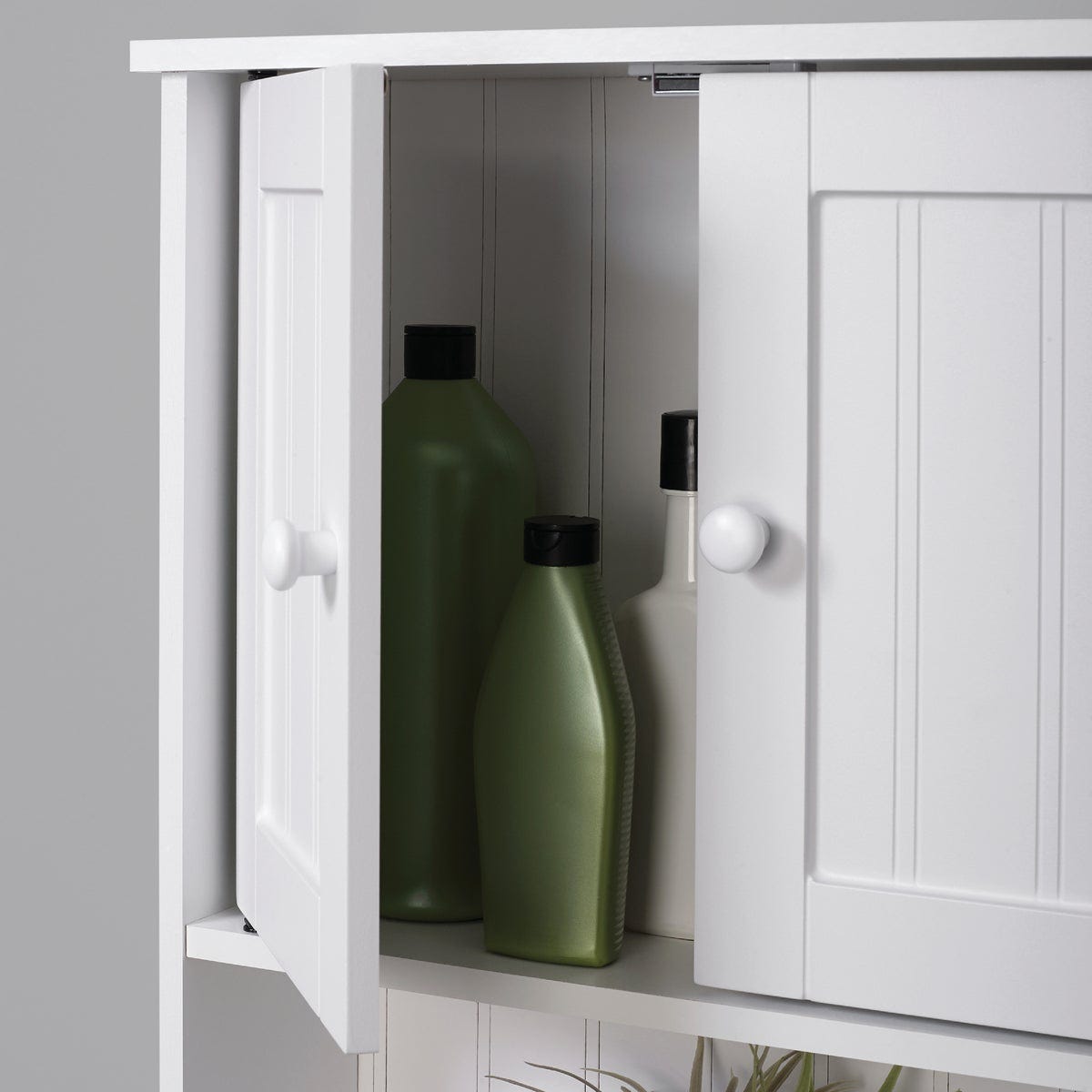 Zenith Country Cottage White 21-5/8 In. W. x 6-3/4 In. D. x 25-3/4 In. H. Wall Bath Cabinet - photo 4