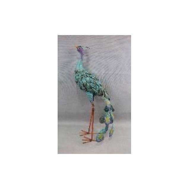Moonrays 23.5 In. Peacock Garden Statue