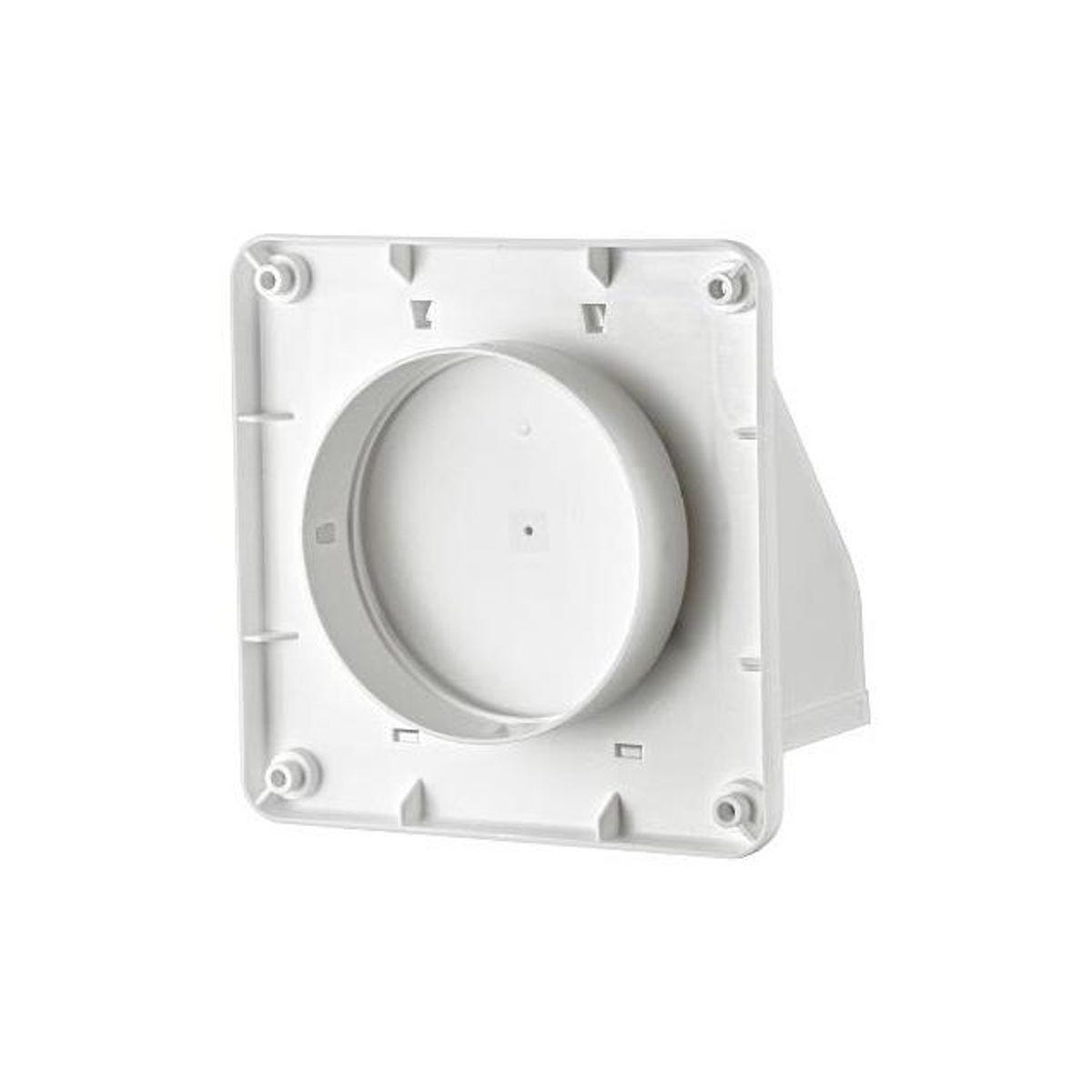 Lambro 4 In. White Plastic Exhaust Wall Hood Vent - photo 3