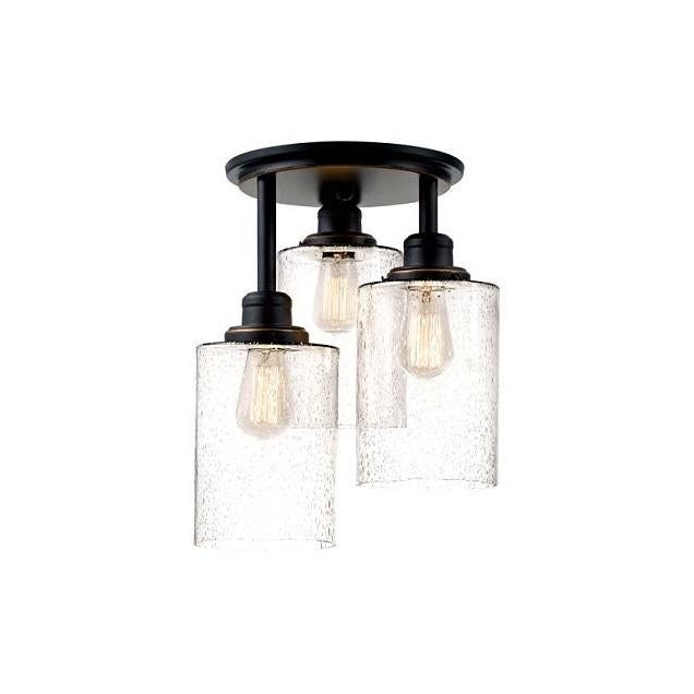 Globe Annecy Collection 3-Light Oil-Rubbed Bronze/Seeded Glass Wall Light Fixture Globe Annecy Collection 3-Light Oil-Rubbed Bronze/Seeded Glass Wall Light Fixture