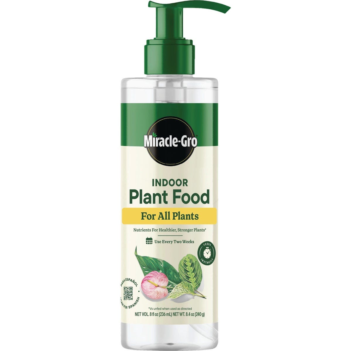 Miracle-Gro 8 Oz. Liquid Indoor Plant Food For All Plants Miracle-Gro 8 Oz. Liquid Indoor Plant Food For All Plants