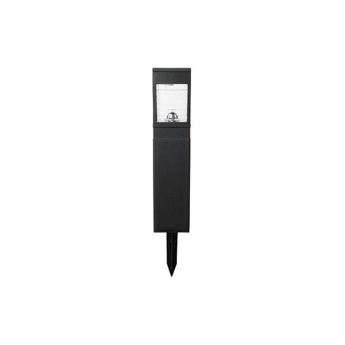 Fusion Black Plastic Solar 3-Tier Bollard Stake Light