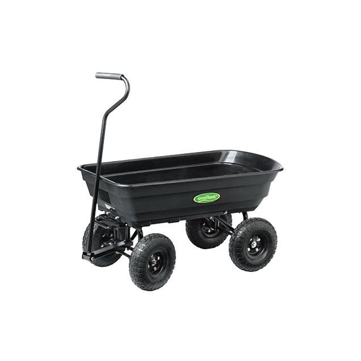 Dumping Garden Cart, 600-Lb. Capacity
