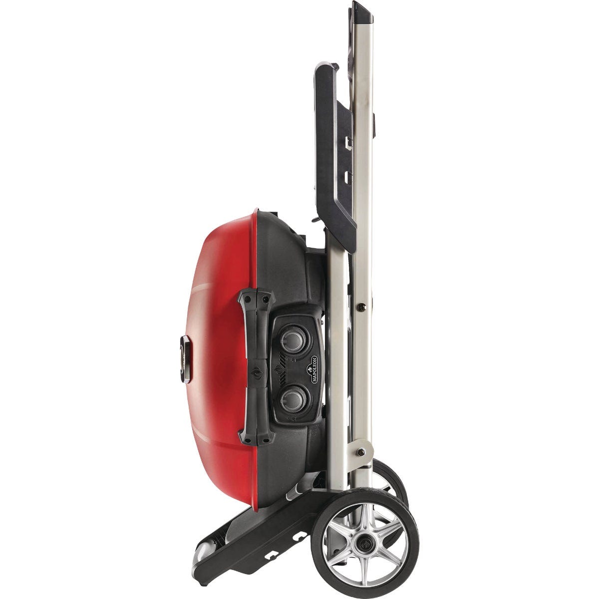 Napoleon TravelQ 285X Portable Propane Gas Grill/Griddle with Scissor Cart, Red - photo 2
