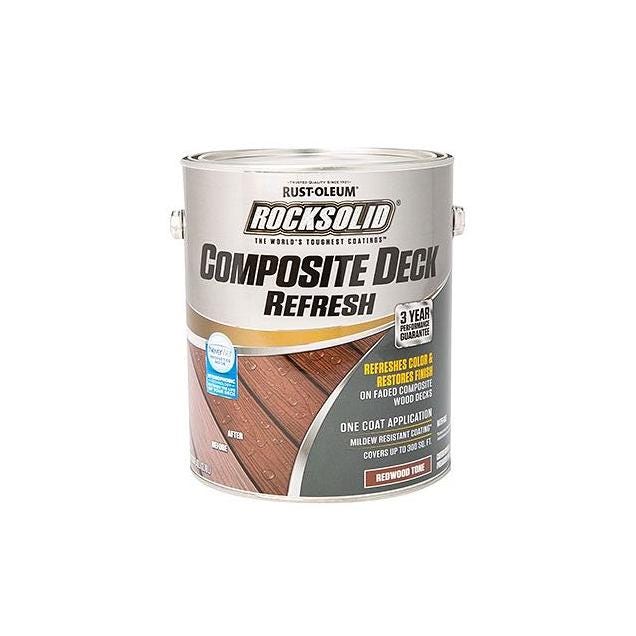 Rust-Oleum RockSolid Composite Deck Refresh, Redwood, 1-Gal.