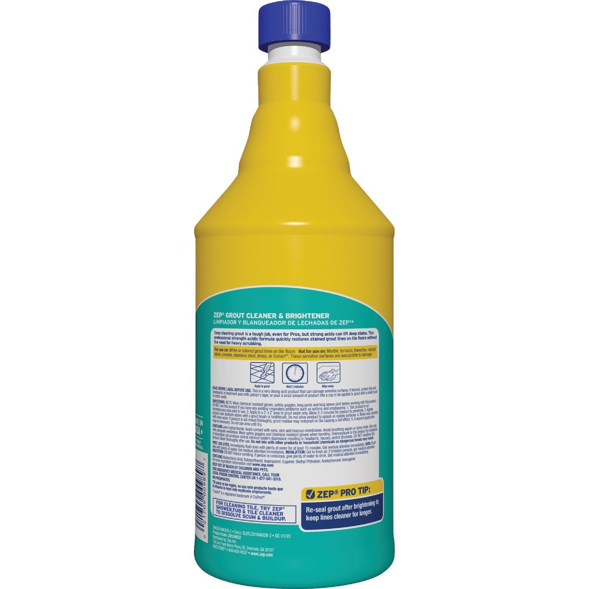 Zep 32 Oz. Grout Cleaner & Brightener - photo 2 Zep 32 Oz. Grout Cleaner & Brightener - photo 2