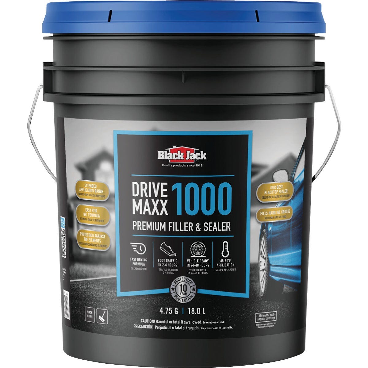 Black Jack Drive-Maxx 1000 5 Gal. 10 Yr. Fast Dry Filler and Sealer Black Jack Drive-Maxx 1000 5 Gal. 10 Yr. Fast Dry Filler and Sealer