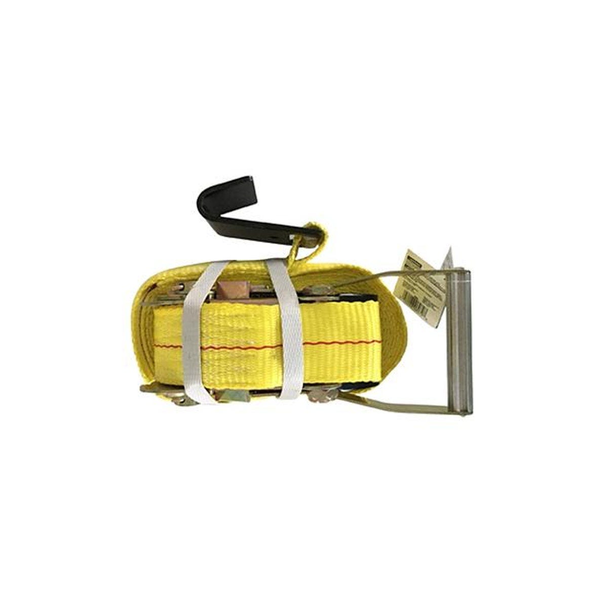 Master Mechanic 27 Ft. x 2 In. Ratchet Tie-Down with Flat Hooks