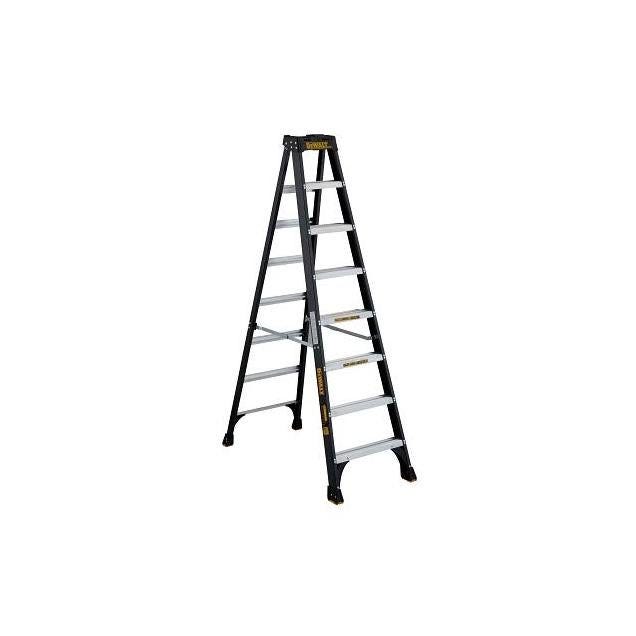 DEWALT 8 Ft. Fiberglass Step Ladder with 300 Lb. Load Capacity Type IA Duty Rating DEWALT 8 Ft. Fiberglass Step Ladder with 300 Lb. Load Capacity Type IA Duty Rating