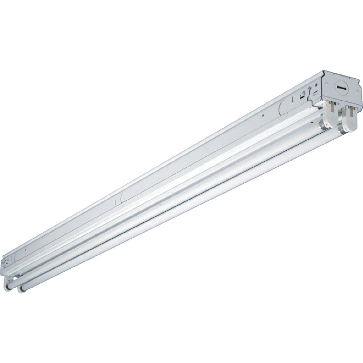 Metalux 4 Ft. 2-Bulb Fluorescent T8 Narrow Strip Light Fixture Metalux 4 Ft. 2-Bulb Fluorescent T8 Narrow Strip Light Fixture