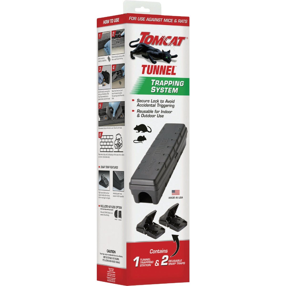 Tomcat Tunnel Trapping System 1 Tunnel + 2 Snap Traps - photo 4 Tomcat Tunnel Trapping System 1 Tunnel + 2 Snap Traps - photo 4