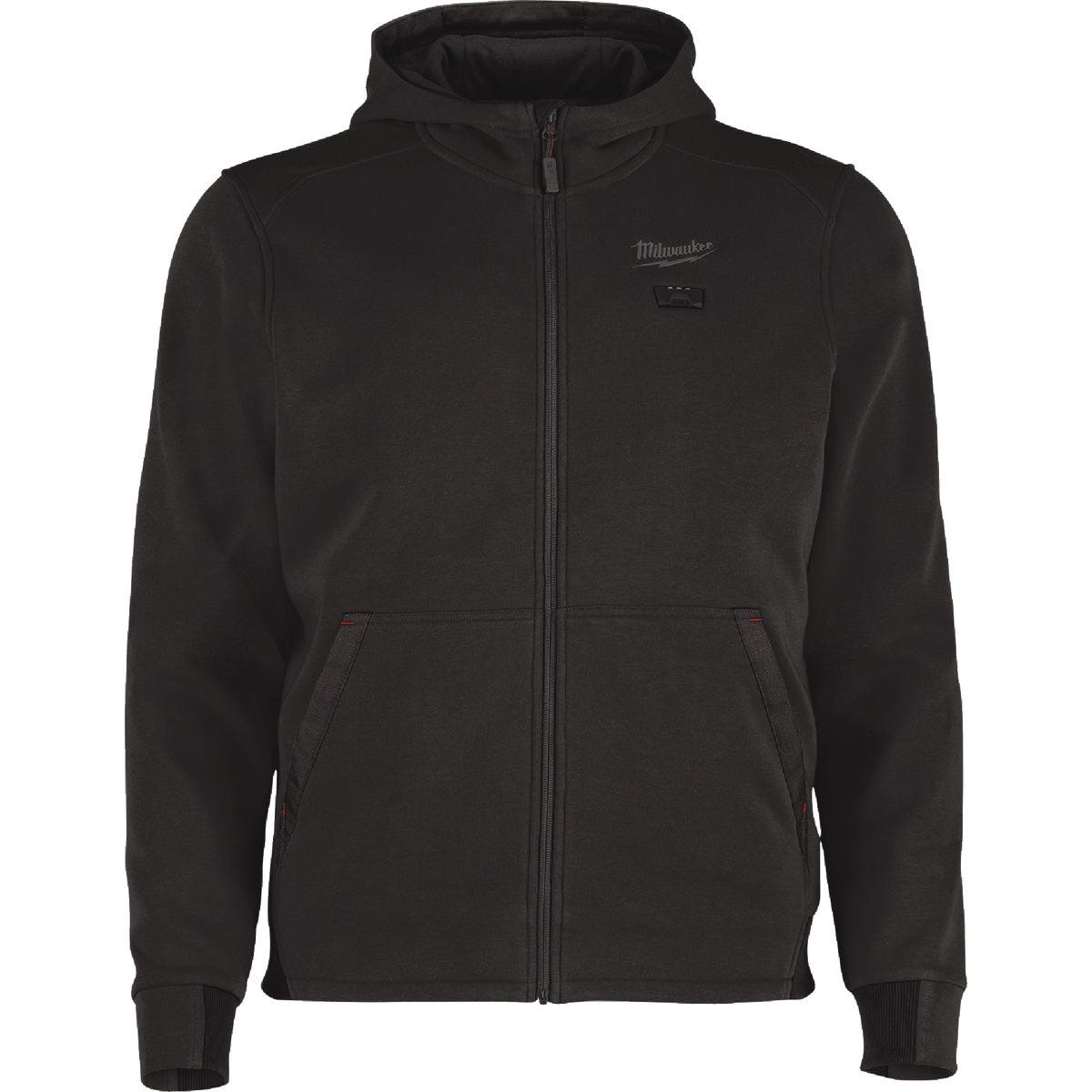Milwaukee M12 Men's 2X Black Full-Zip Heated Hoodie Milwaukee M12 Men's 2X Black Full-Zip Heated Hoodie