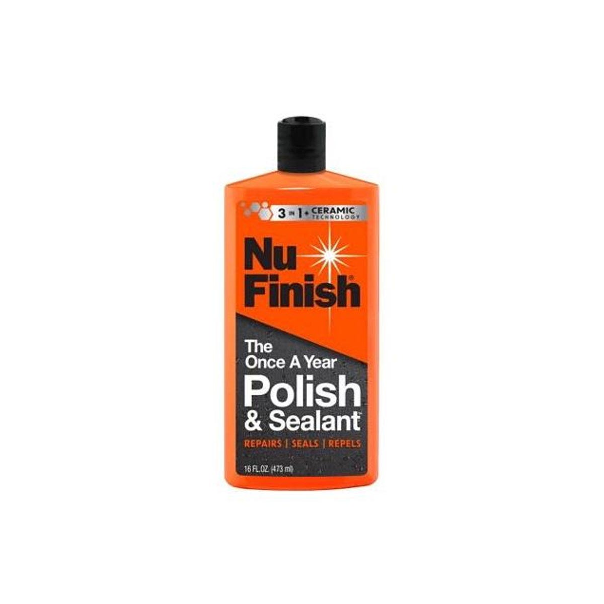 Nu Finish 16 Oz. Bottle Once a Year Car Polish and Sealant Nu Finish 16 Oz. Bottle Once a Year Car Polish and Sealant