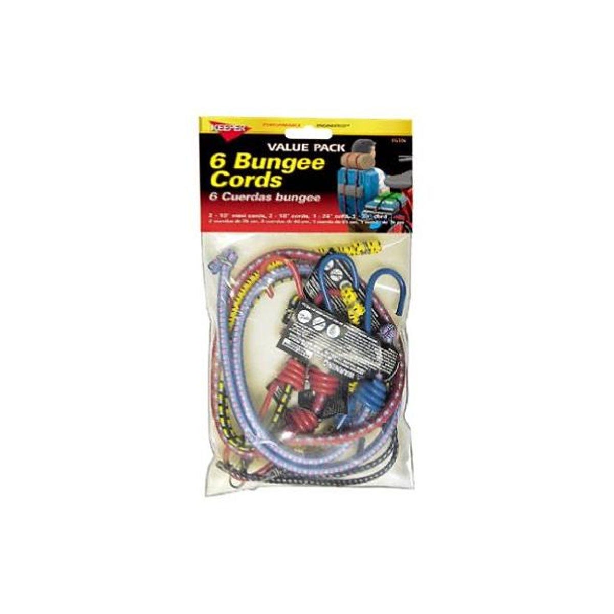 Keeper Bungee Cord (6-Pack)