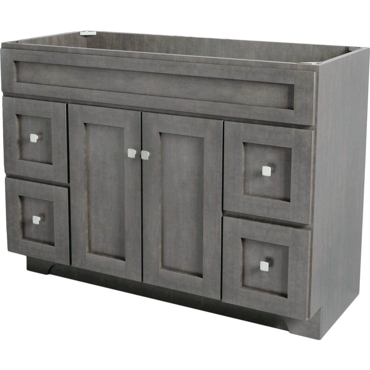 CraftMark St. Paul Designer Gray Stained 48 In. W x 34 In. H x 21 In. D ...