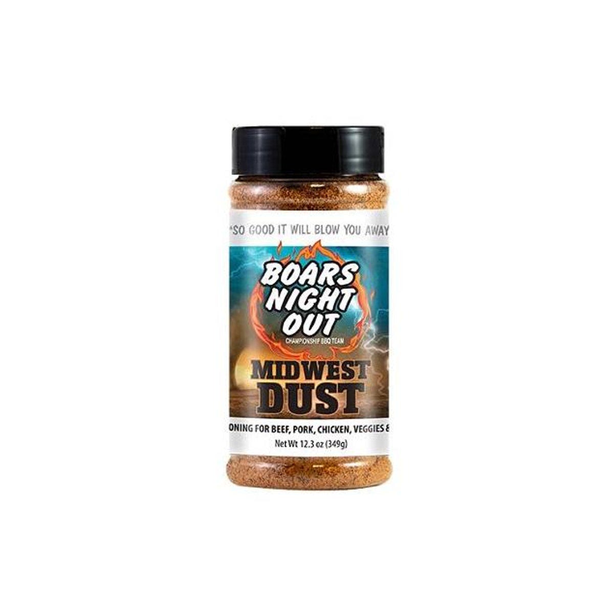 Boar's Night Out 12.3 Oz. Midwest Dust BBQ Rub Boar's Night Out 12.3 Oz. Midwest Dust BBQ Rub