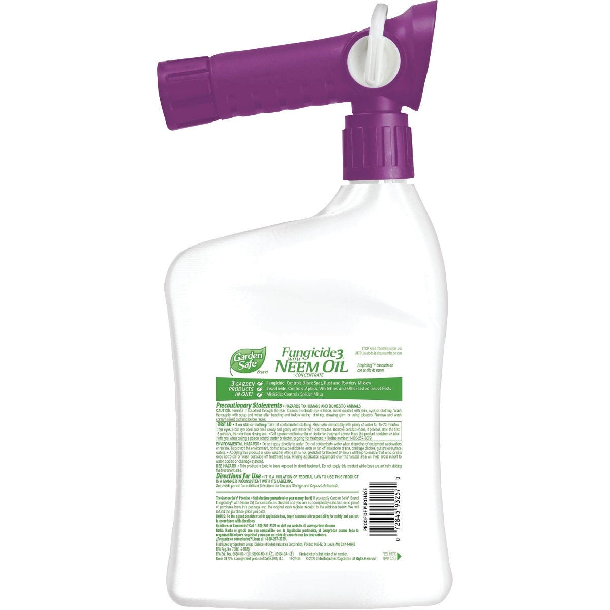 Garden Safe Fungicide 3 28 Oz. Ready To Spray Hose End Fungicide - photo 2 Garden Safe Fungicide 3 28 Oz. Ready To Spray Hose End Fungicide - photo 2