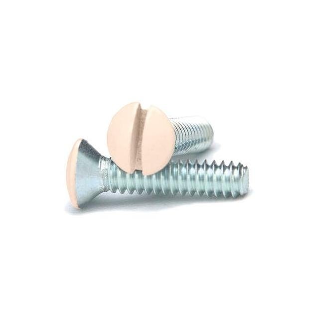 Westek 1/2 In. Ivory Wall Plate Screws (10-Pack)