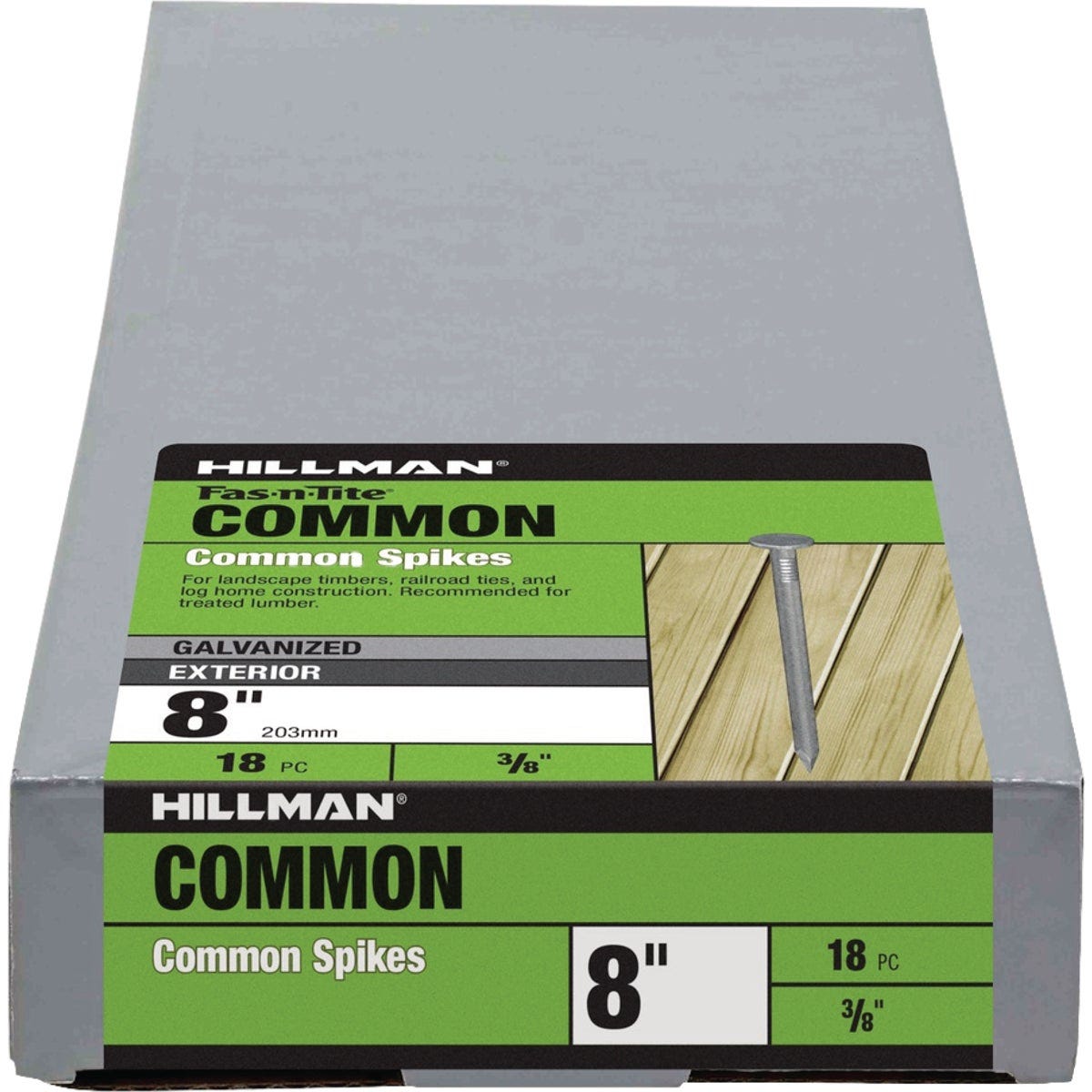 Hillman Fas-n-Tite 8 In. Hot Dipped Galvanized Common Spikes (18-Count) Hillman Fas-n-Tite 8 In. Hot Dipped Galvanized Common Spikes (18-Count)