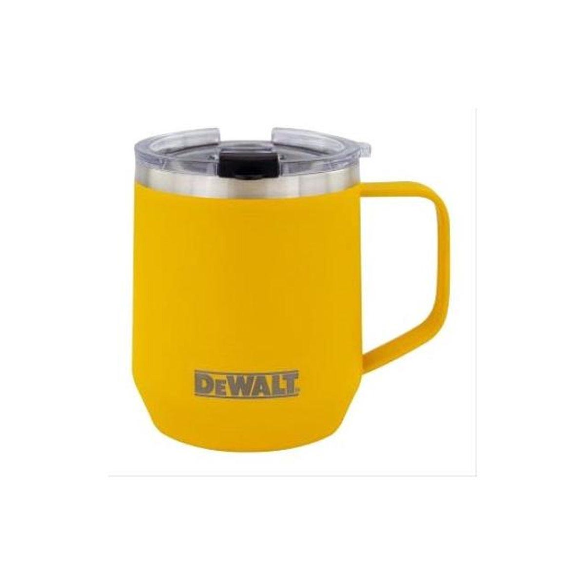 DeWalt 14 Oz. Insulated Yellow Stainless Steel Coffee Mug DeWalt 14 Oz. Insulated Yellow Stainless Steel Coffee Mug