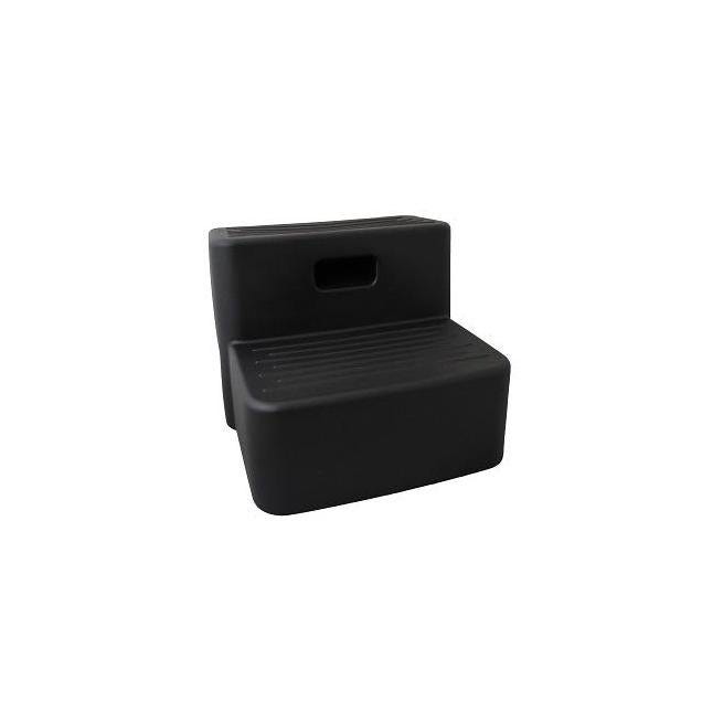 Horsemen's Pride 15 In. Black 2-Step Grooming Mounting Steps Horsemen's Pride 15 In. Black 2-Step Grooming Mounting Steps