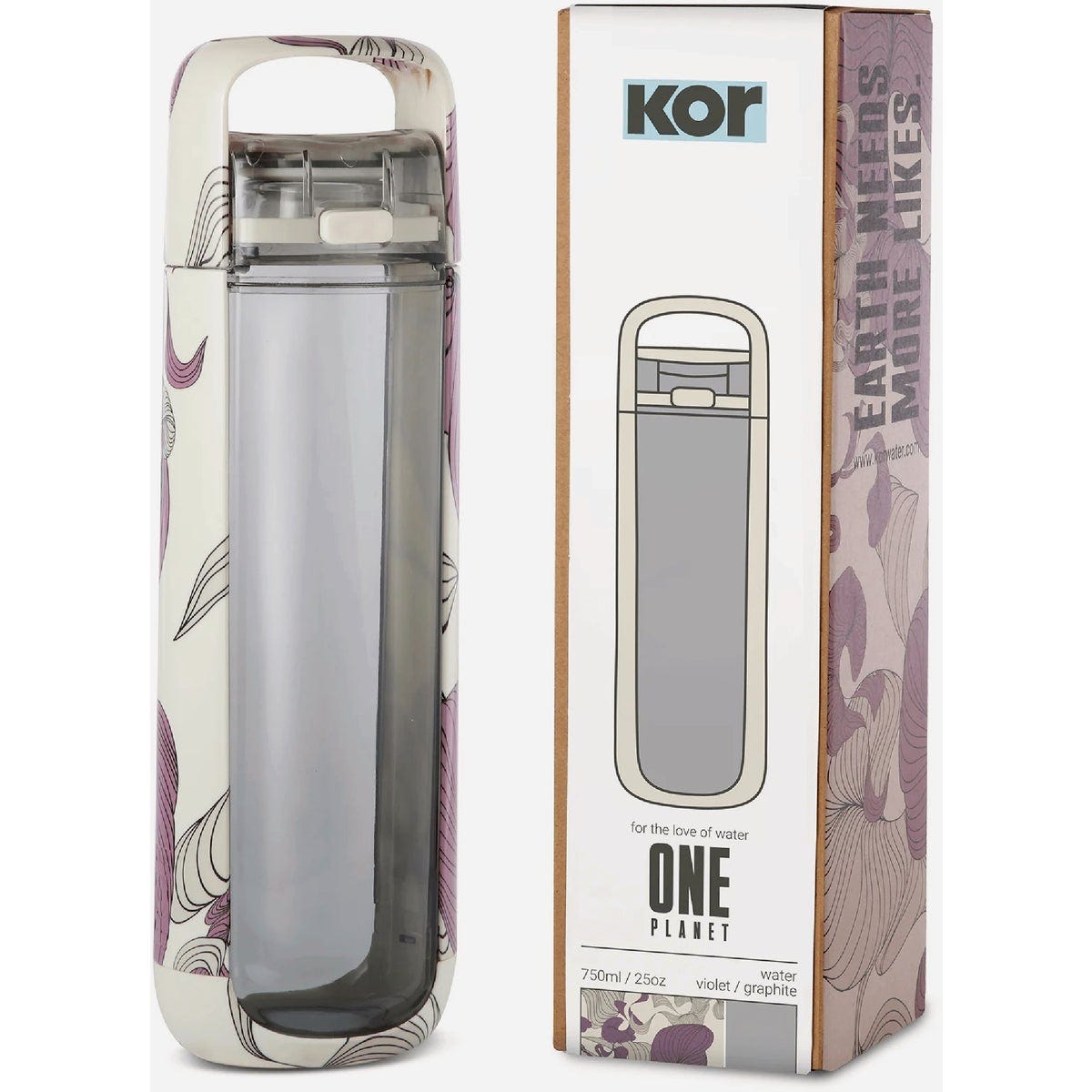 Kor ONE Planet 25 Oz. Water Violet Graphite Water Bottle - photo 5