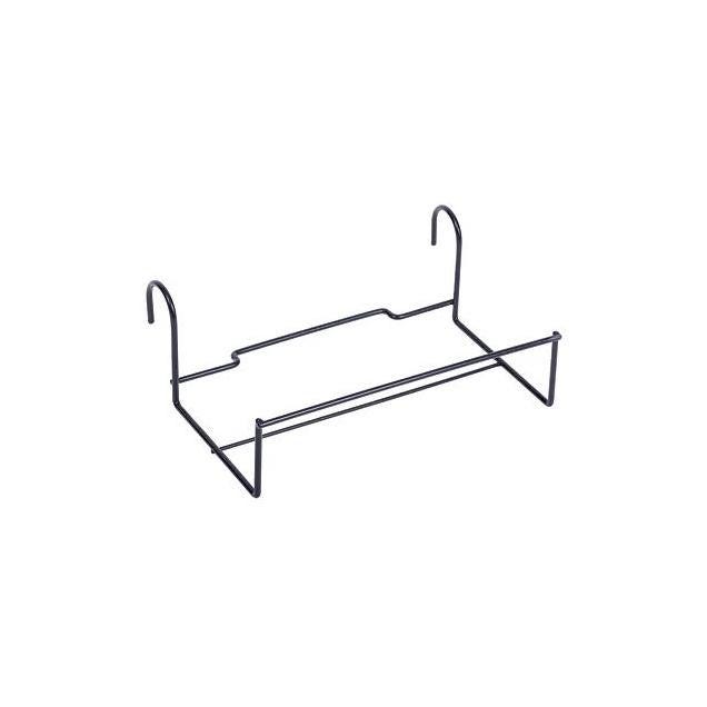 Panacea Products Over The Rail Black Flower Box Holder