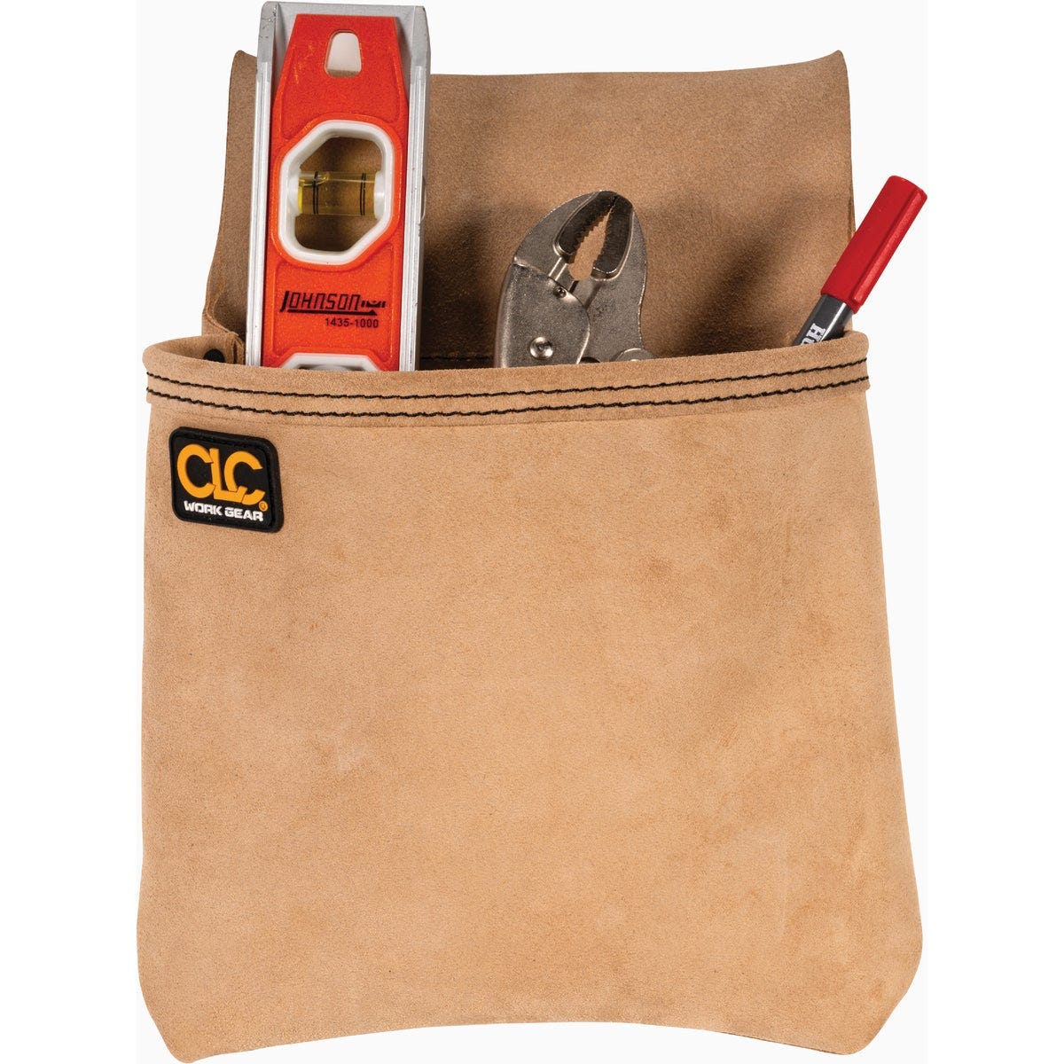 CLC Single Pocket Suede Leather Nail & Tool Bag - photo 2
