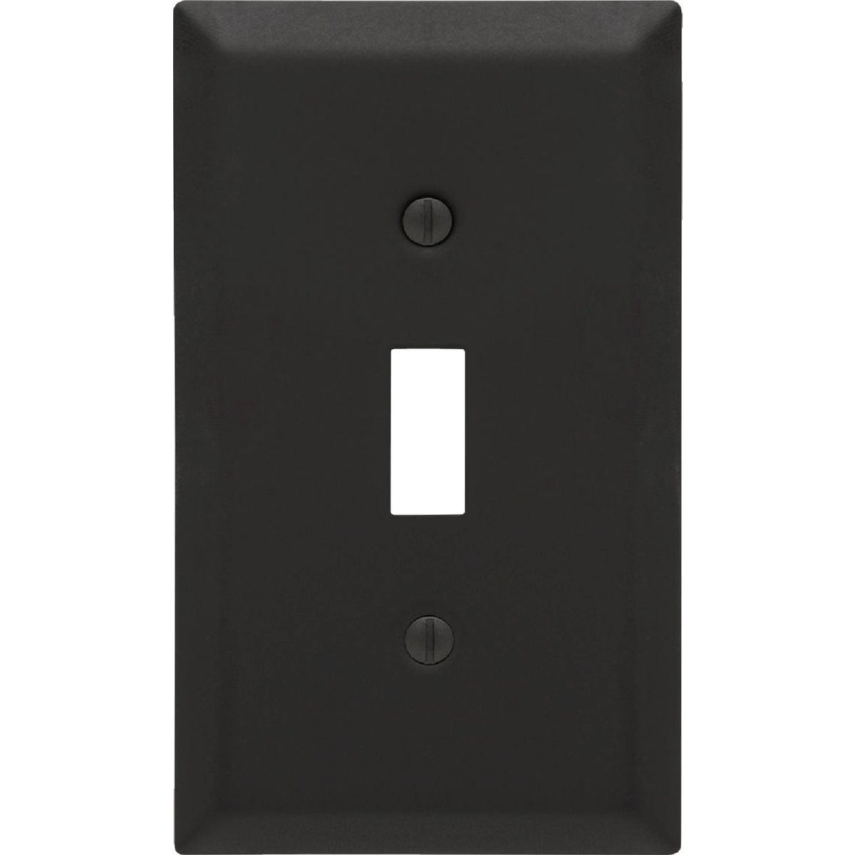 Amerelle Century 1-Gang Steel Toggle Switch Wall Plate, Black - photo 2 Amerelle Century 1-Gang Steel Toggle Switch Wall Plate, Black - photo 2