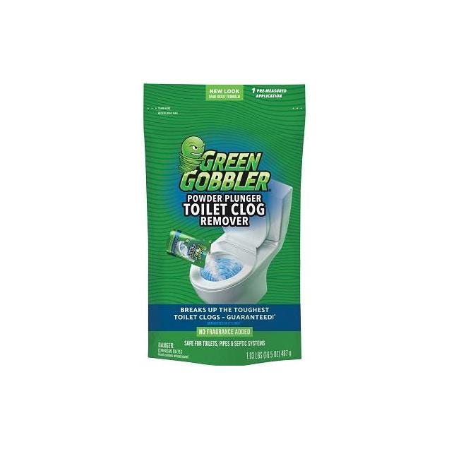 Green Gobbler 16.5 Oz. Powder Plunger Toilet Clog Remover