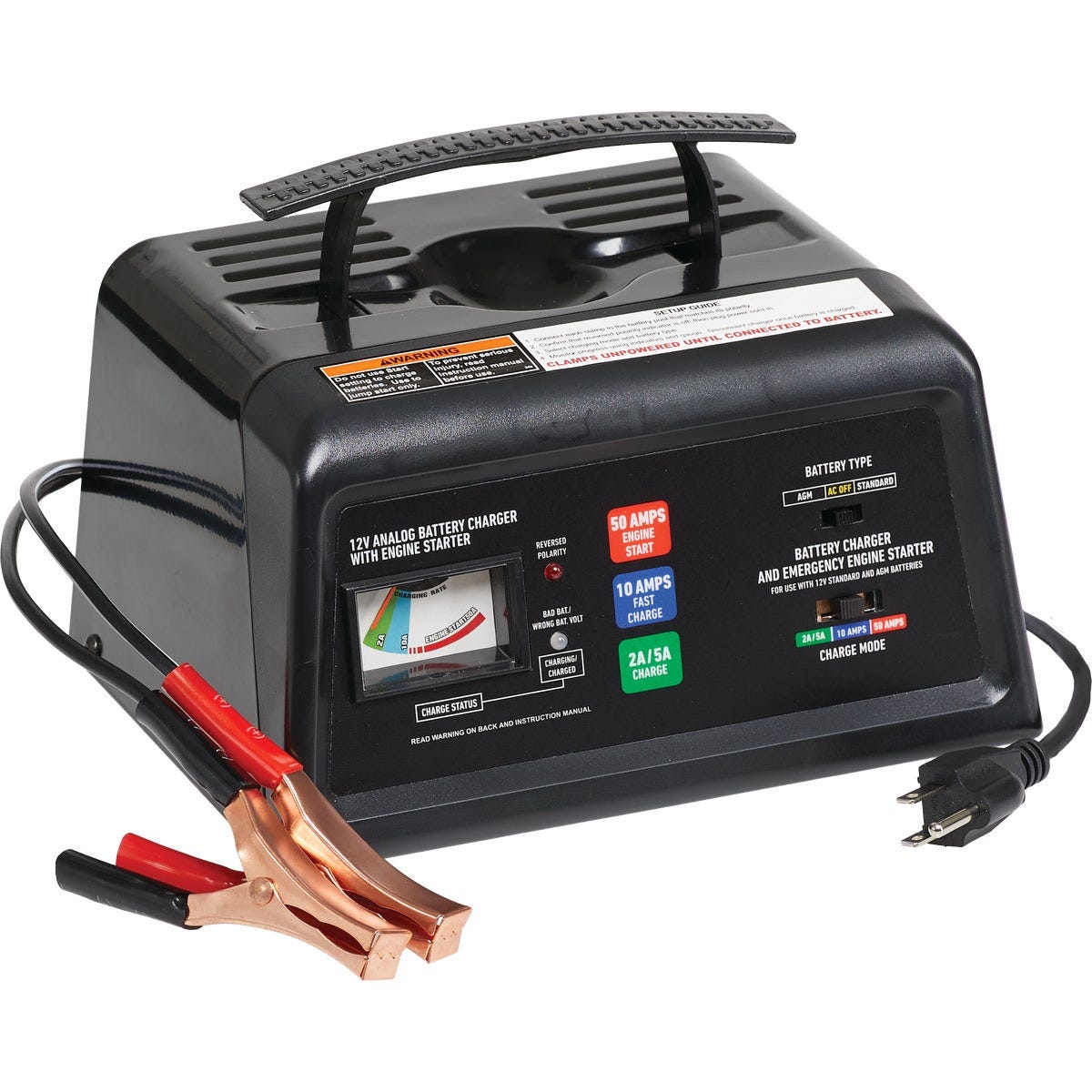 Automatic 6V and 12V 2A/10A/55A Auto Battery Charger Automatic 6V and 12V 2A/10A/55A Auto Battery Charger