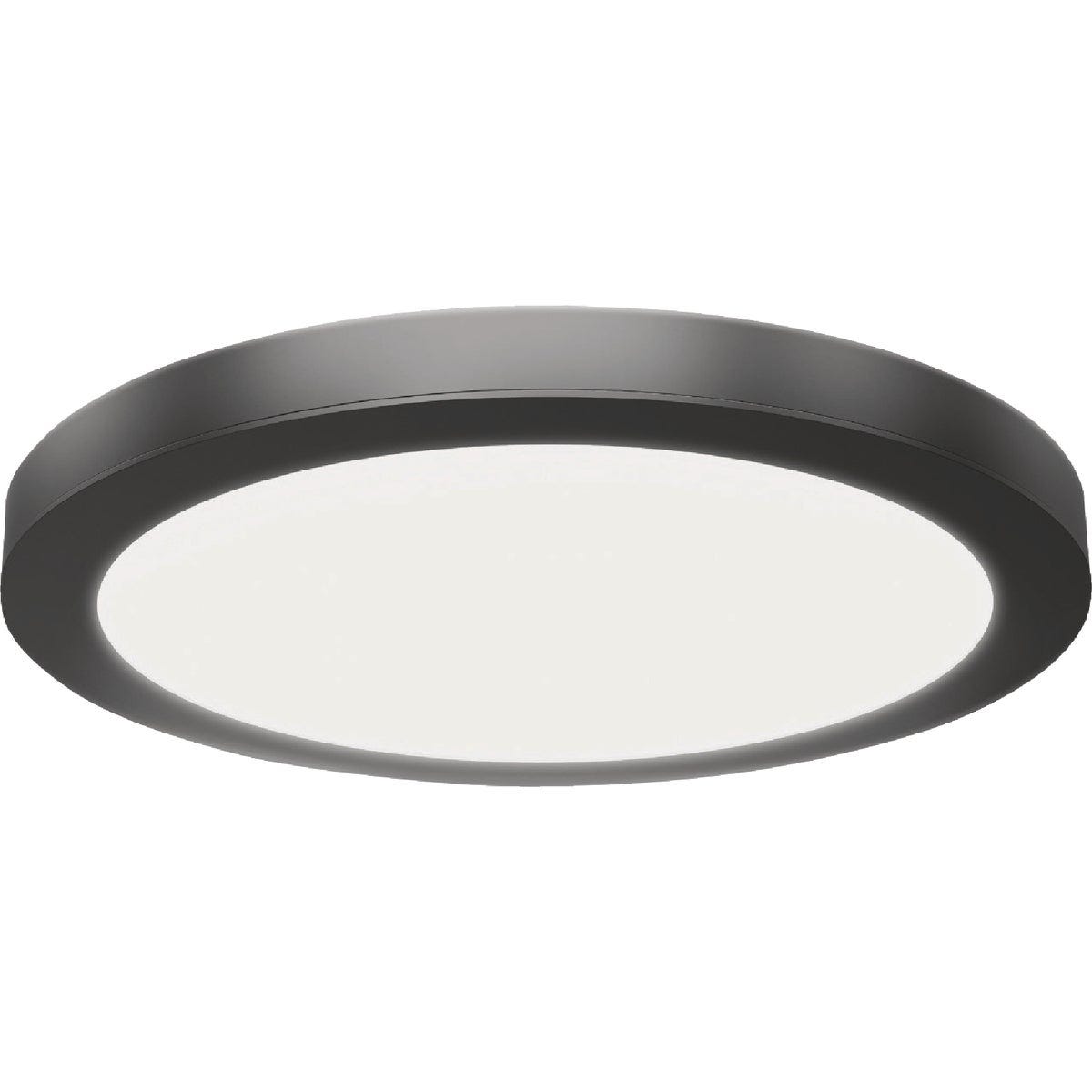 Feit Electric Edge-Lit 11 In. Matte Black Round 6-Way LED Flush Mount Light