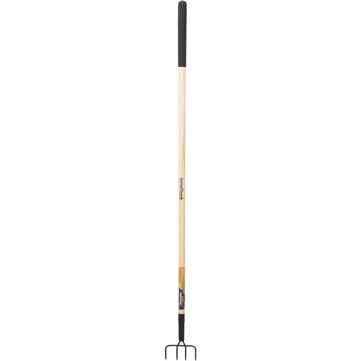 Green Thumb 4-Tine Wood Handle Garden Cultivator Green Thumb 4-Tine Wood Handle Garden Cultivator