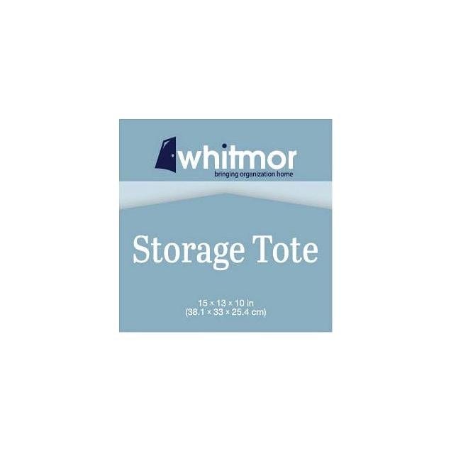 Whitmor Black Fabric Storage Tote - photo 2